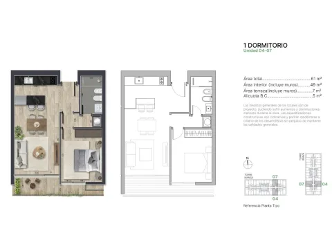 Venta apartamento 1 dormitorio - Punta del Este — foto 5