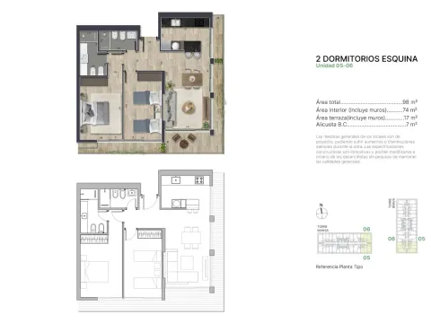 Venta apartamento 2 dormitorios -Punta del Este — foto 4