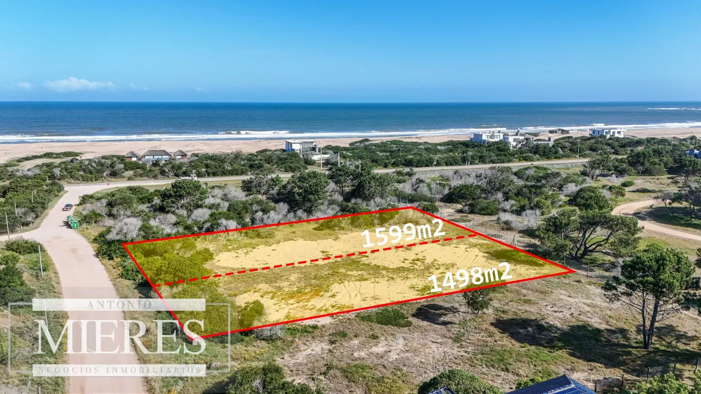 Lote de 1600m2 en venta vista mar en Arenas de JI Apto Comer — foto 1