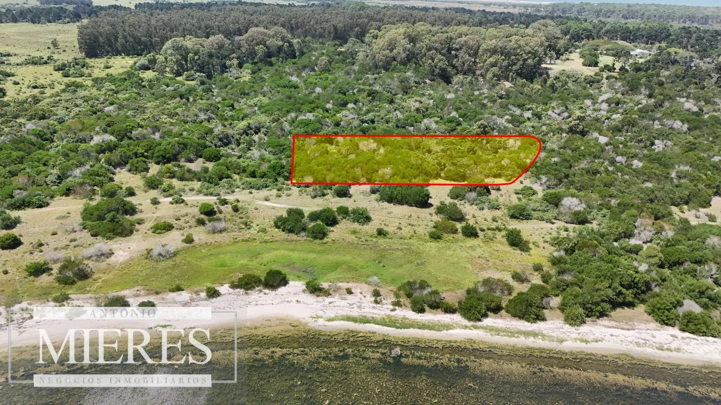 Lote en venta 1era linea Laguna garzon, El Caracol — foto 6