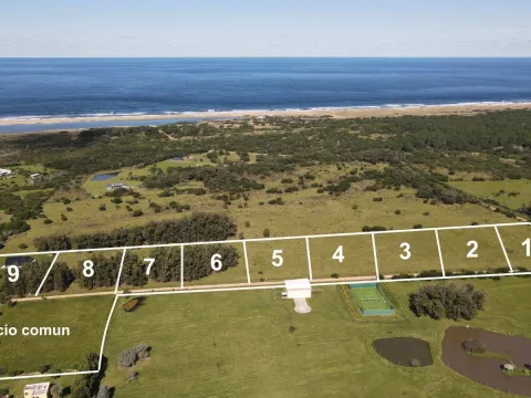 Terrenos en venta de 4000m c/vista mar en Jose Ignacio