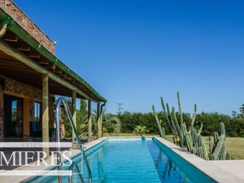 Chacra en venta de 5 ha con casa y vista a laguna del Sauce