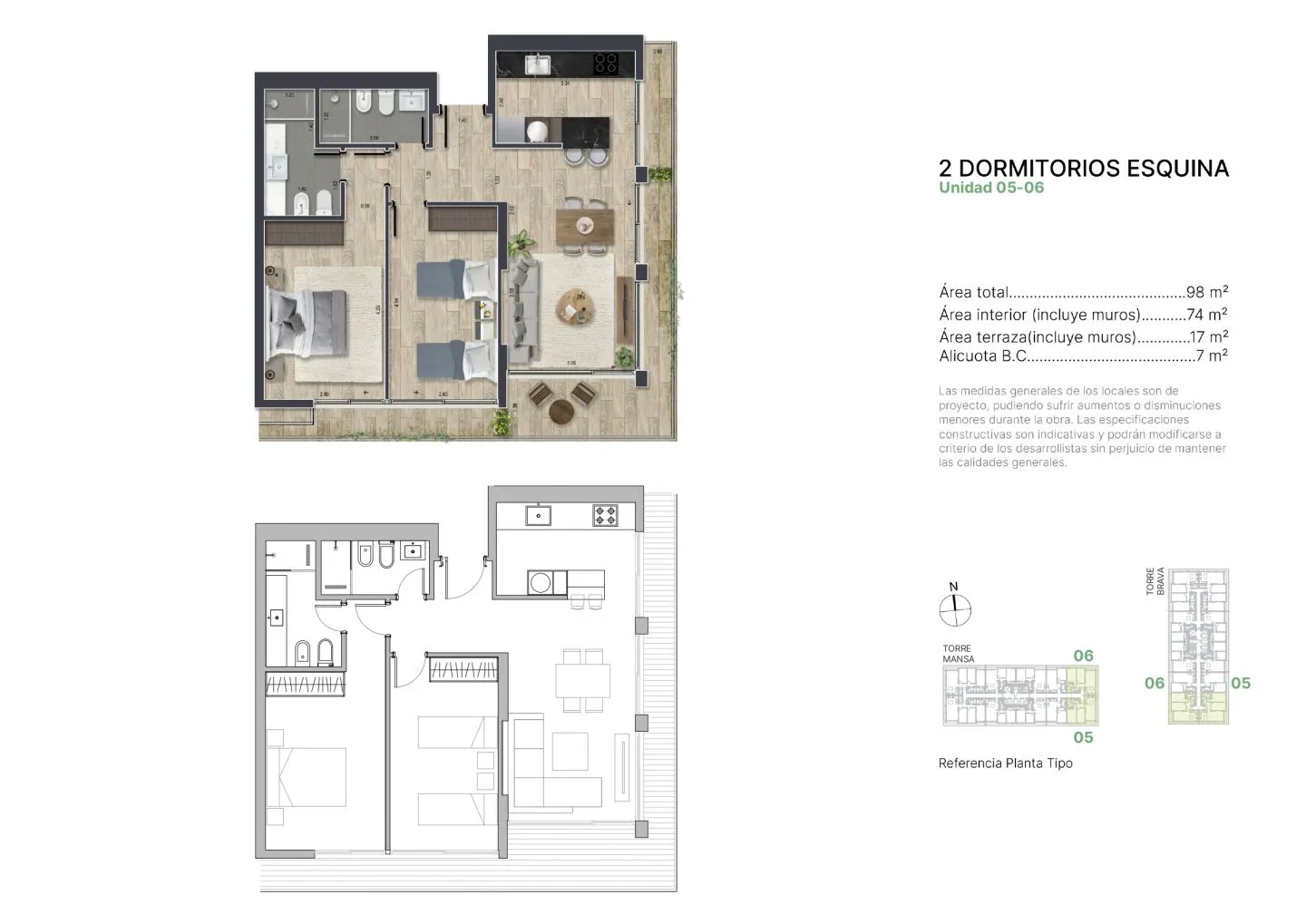 Venta apartamento 2 dormitorio- Punta del Este — foto 6