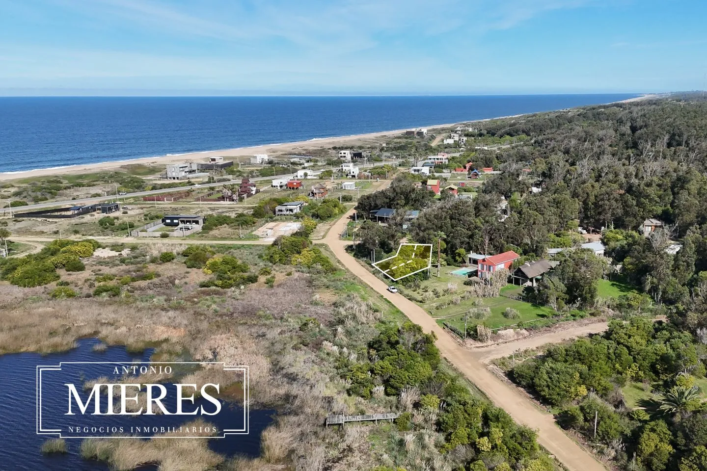 Venta 2 lotes (total 585m2) en Sta Monica, frente a laguna — foto 7