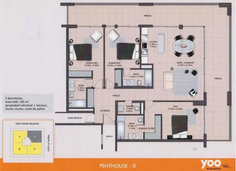 Venta Pent-house 4 dormitorios- Roosevelt — foto 13